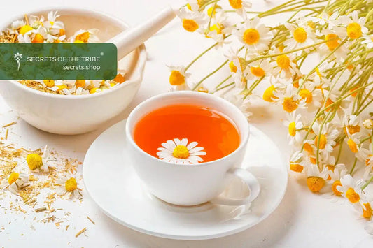 Chamomile-Flower-Tea-A-Perfect-Ending-to-a-Long-Day Secrets Of The TribeĀ