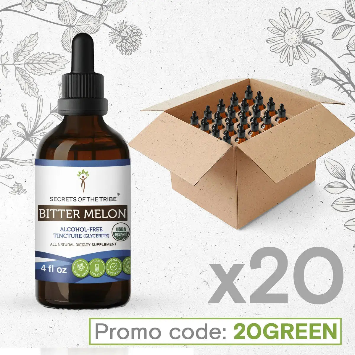 Bitter Melon Tincture Bundle 20 Secrets Of The Tribe Tincture Secrets Of The Tribe