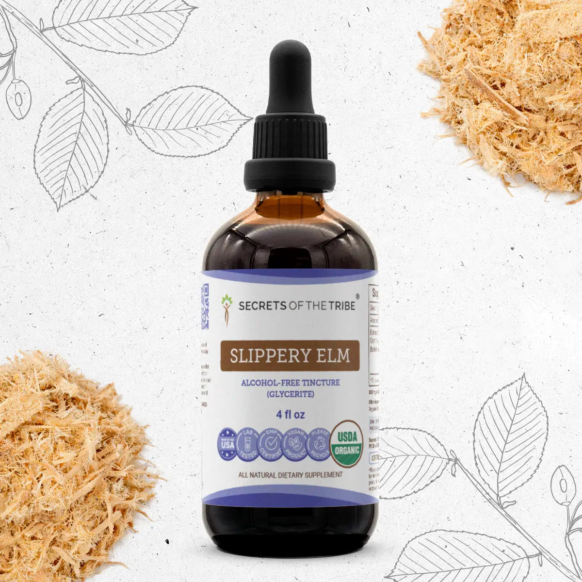 Slippery Elm Tincture - Secrets Of The Tribe