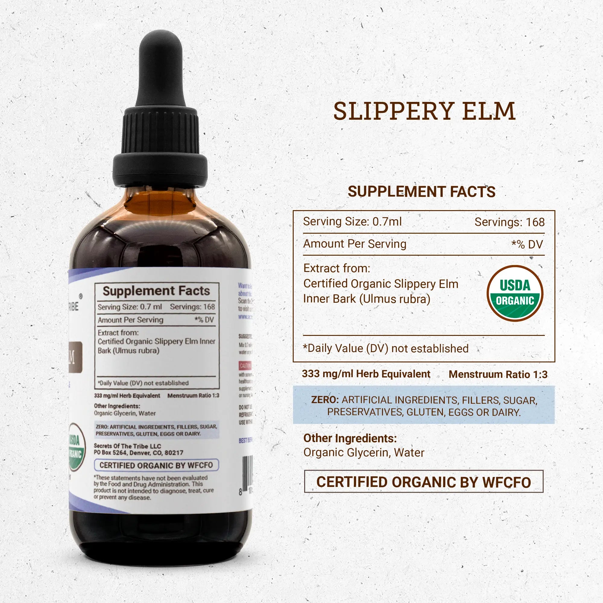 Slippery Elm Tincture - Secrets Of The Tribe