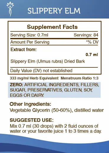 Slippery Elm Tincture - Secrets Of The Tribe