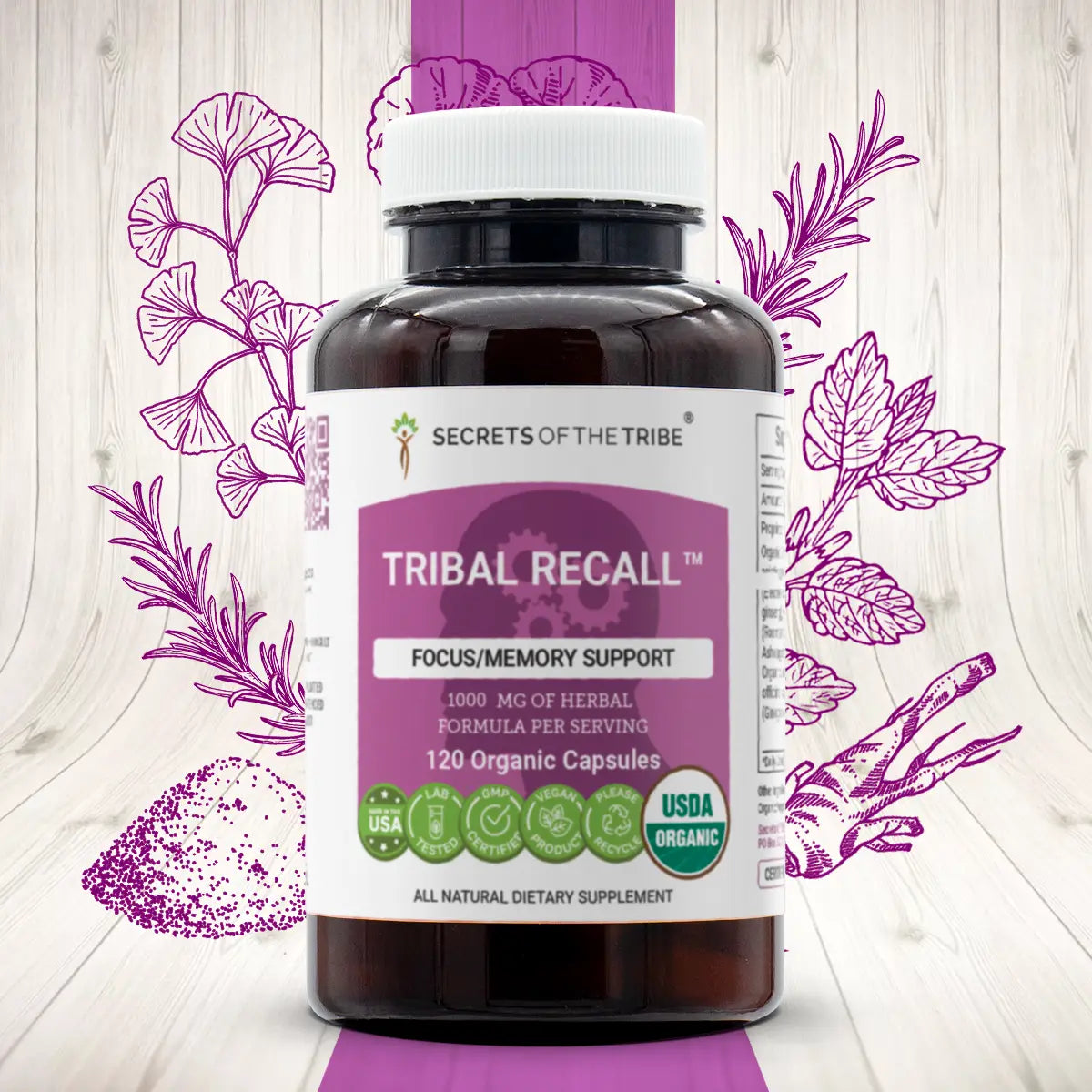 Tribal Recall Capsules. Memory Support Secrets Of The Tribe Blend Secrets Of The Tribe