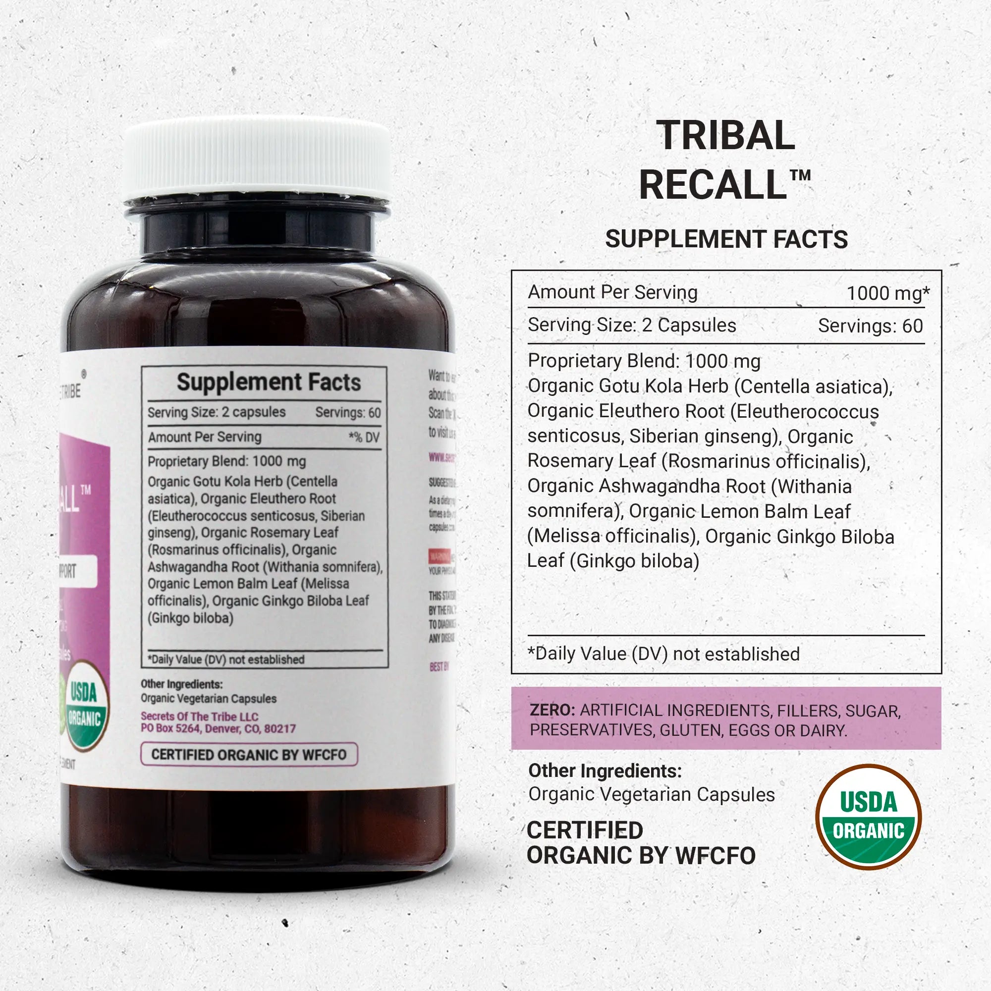 Tribal Recall Capsules. Memory Support Secrets Of The Tribe Blend Secrets Of The Tribe