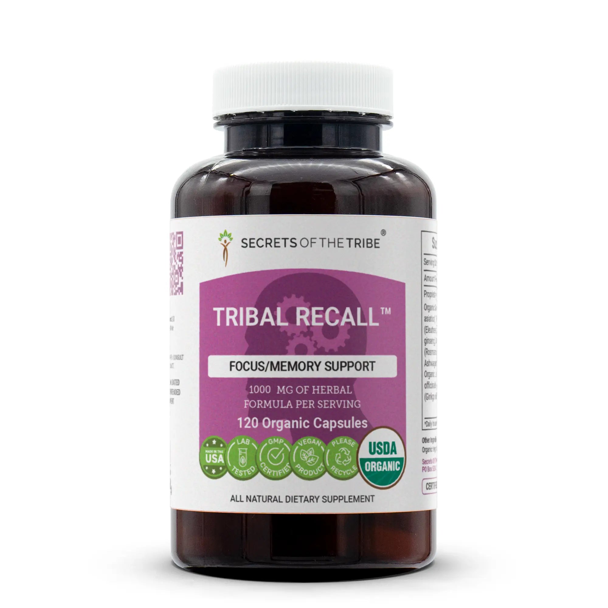 Tribal Recall Capsules. Memory Support Secrets Of The Tribe Blend Secrets Of The Tribe