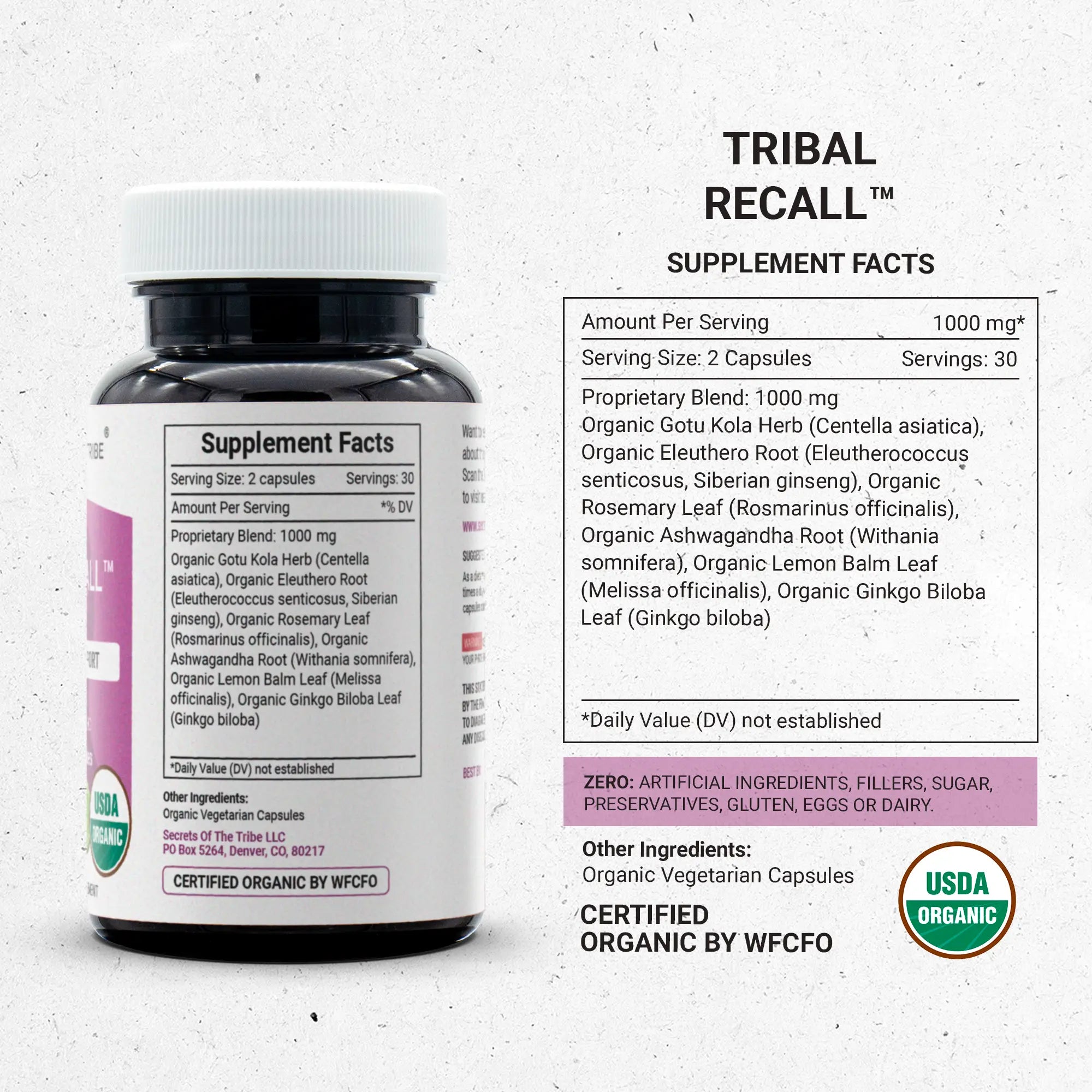 Tribal Recall Capsules. Memory Support Secrets Of The Tribe Blend Secrets Of The Tribe