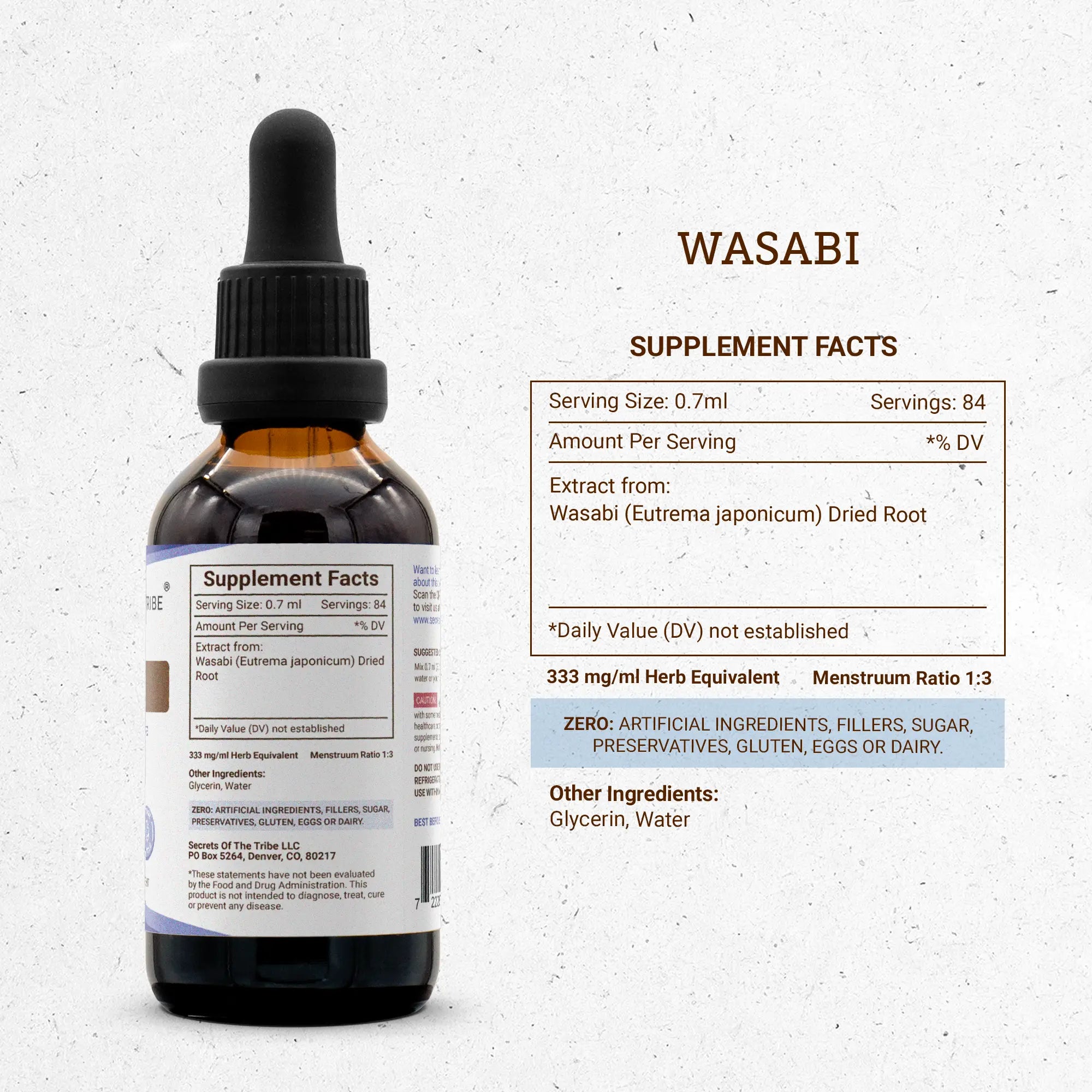 Buy Wasabi Tincture online - Secrets Of The Tribe