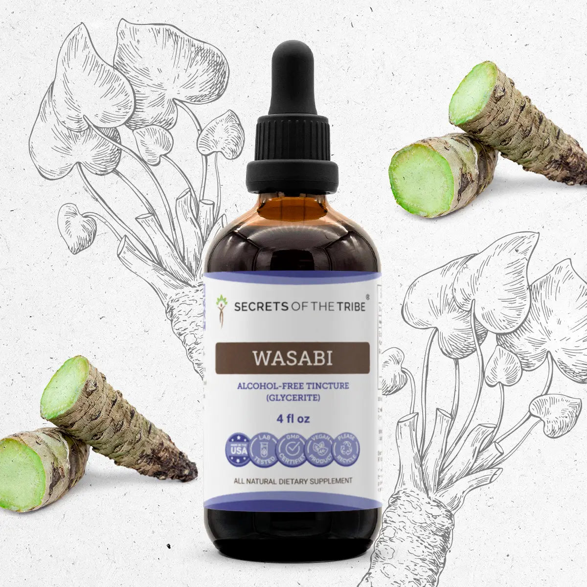 Buy Wasabi Tincture online - Secrets Of The Tribe
