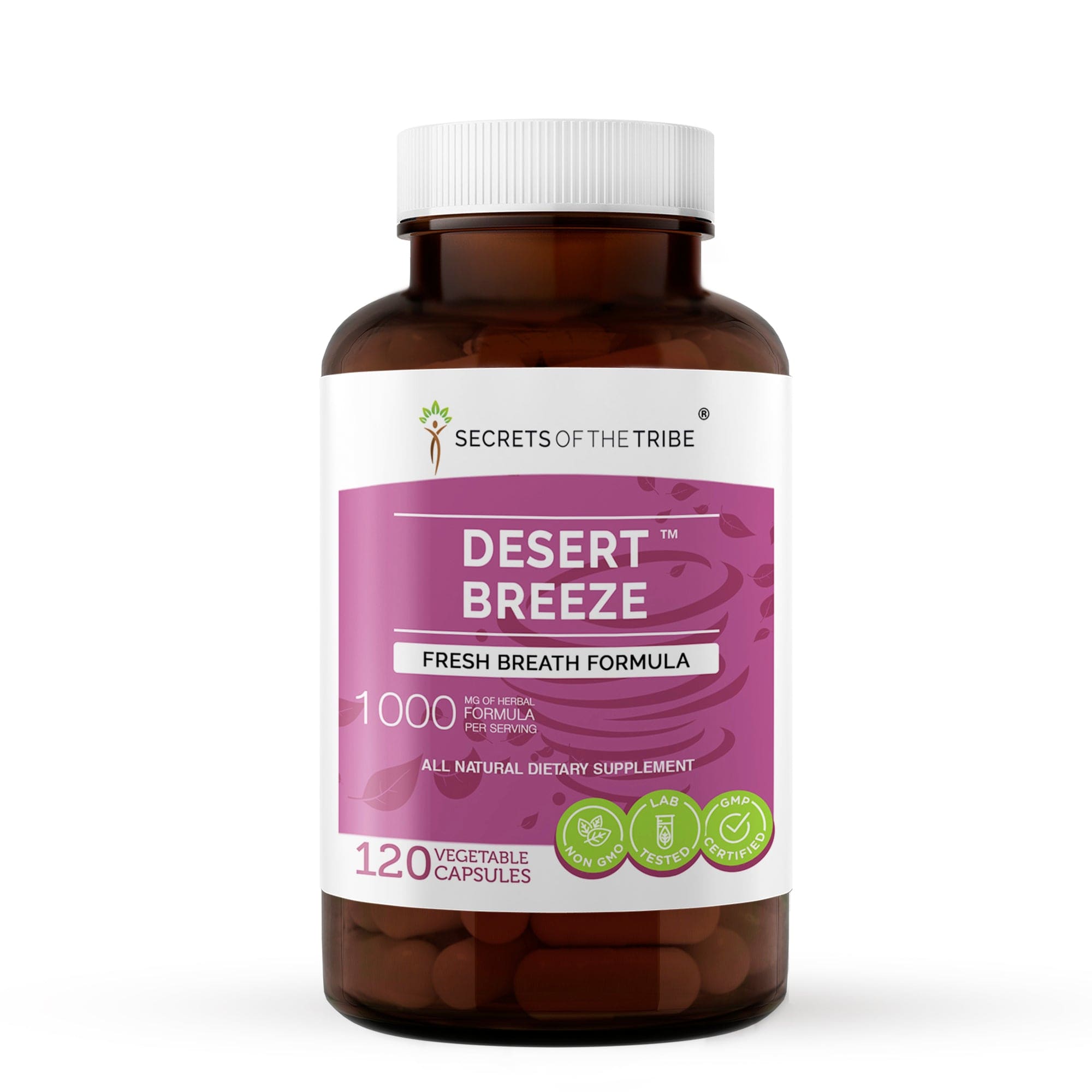Desert Breeze Capsules. Fresh Breath Formula Secrets Of The Tribe Blend Secrets Of The Tribe