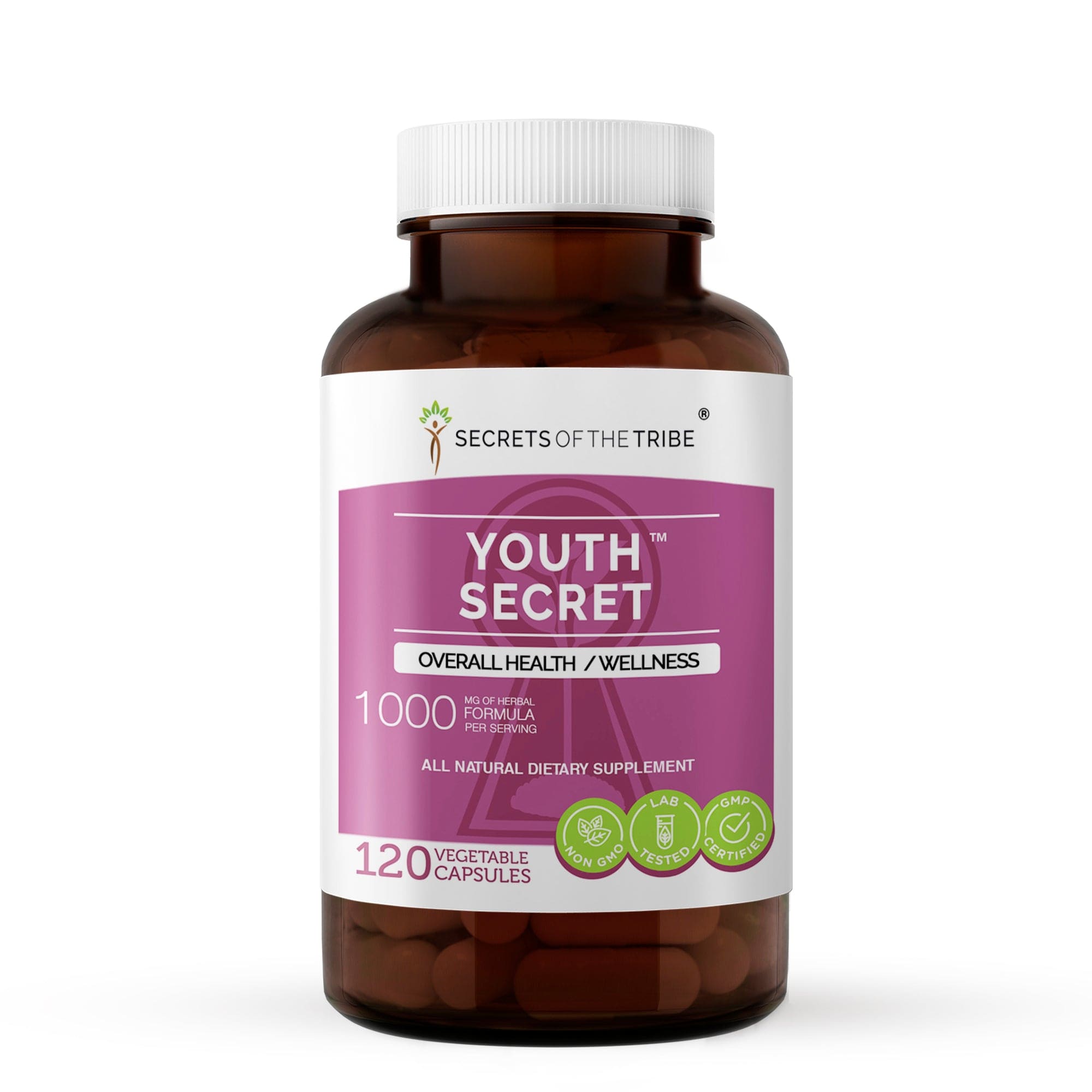 Youth Secret Capsules. Overall Health /Wellness Secrets Of The Tribe Blend Secrets Of The Tribe