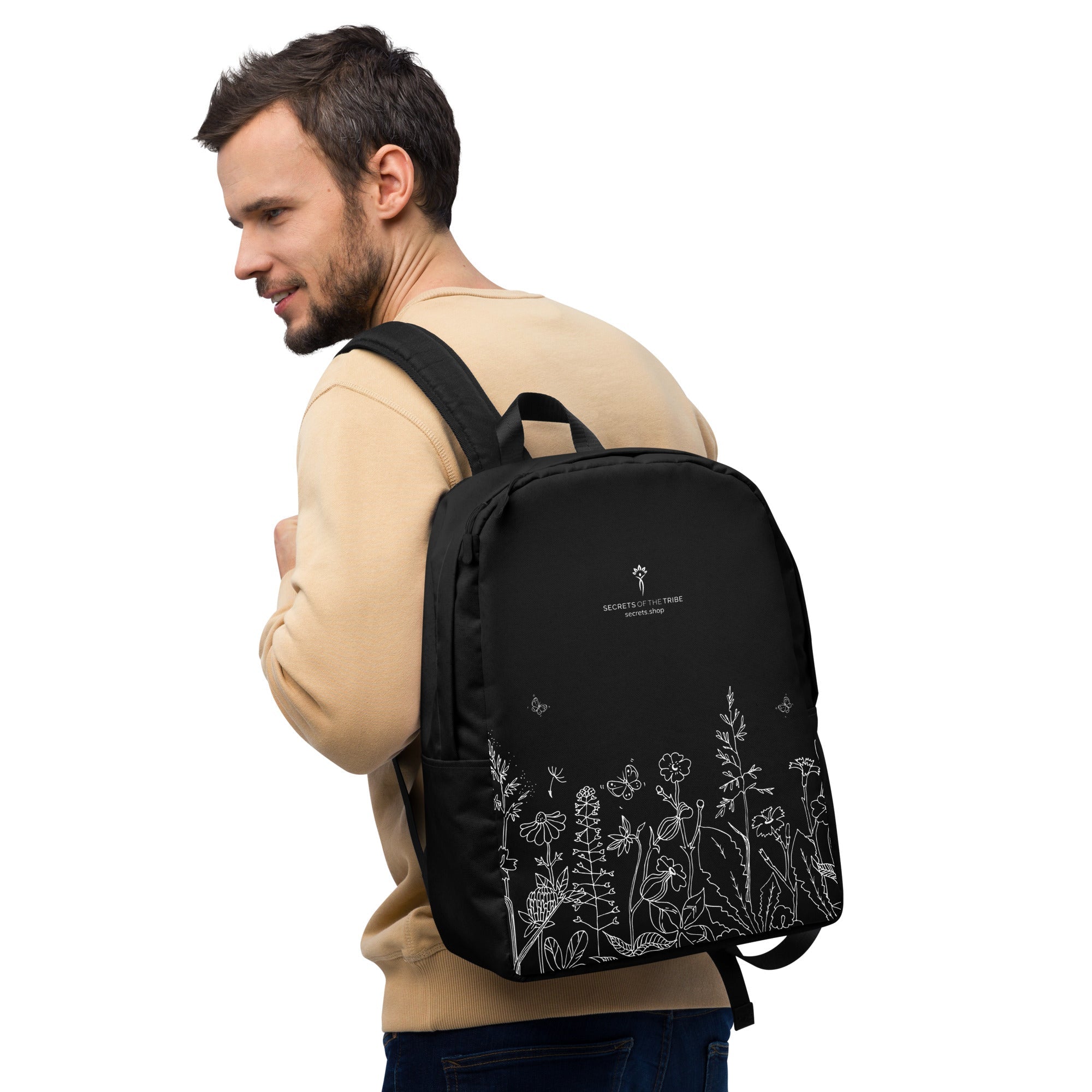 Black Minimalist Backpack