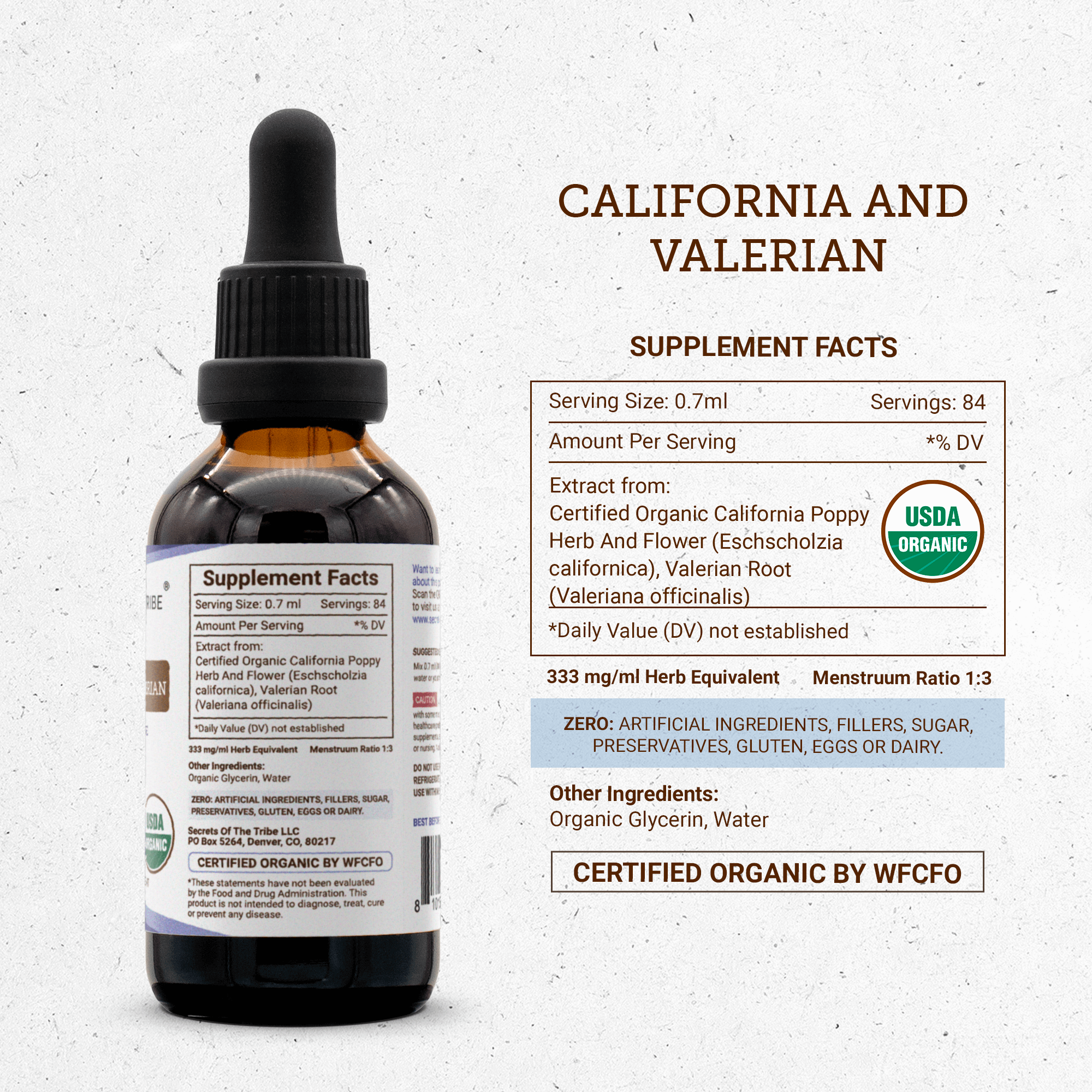 California and Valerian Tincture Secrets Of The Tribe Tincture Secrets Of The Tribe