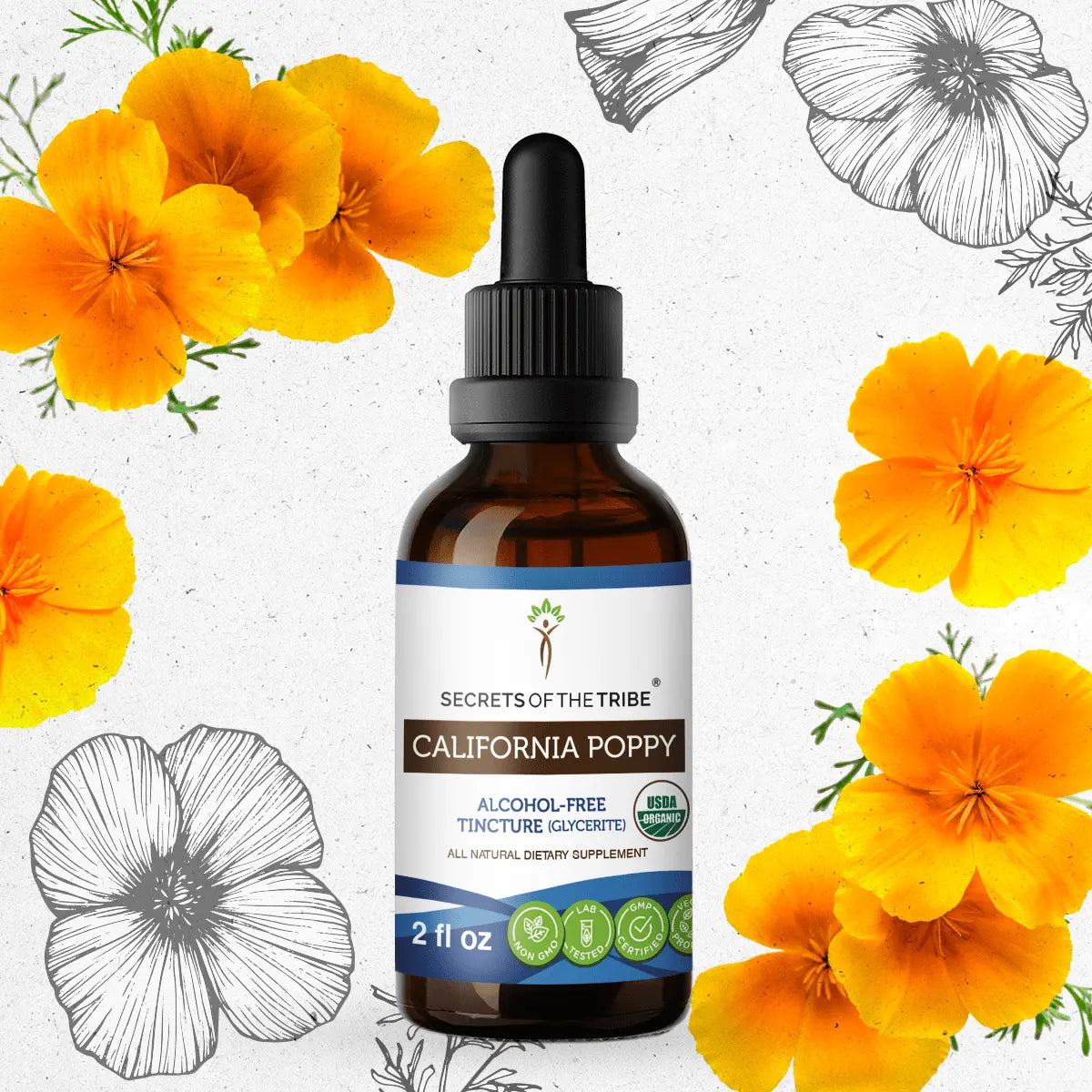 Secrets Of The Tribe California Poppy Tincture buy online