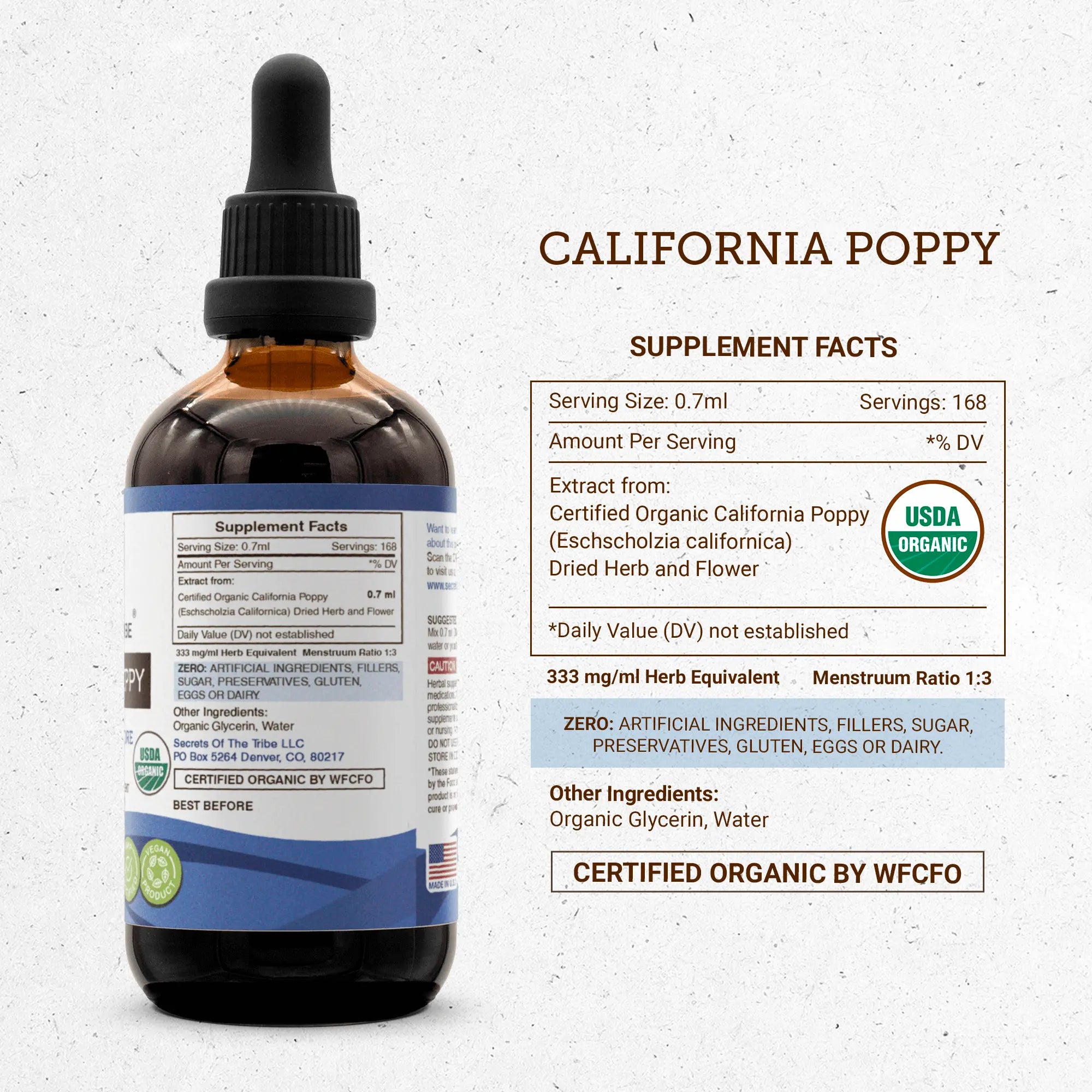 Secrets Of The Tribe California Poppy Tincture buy online