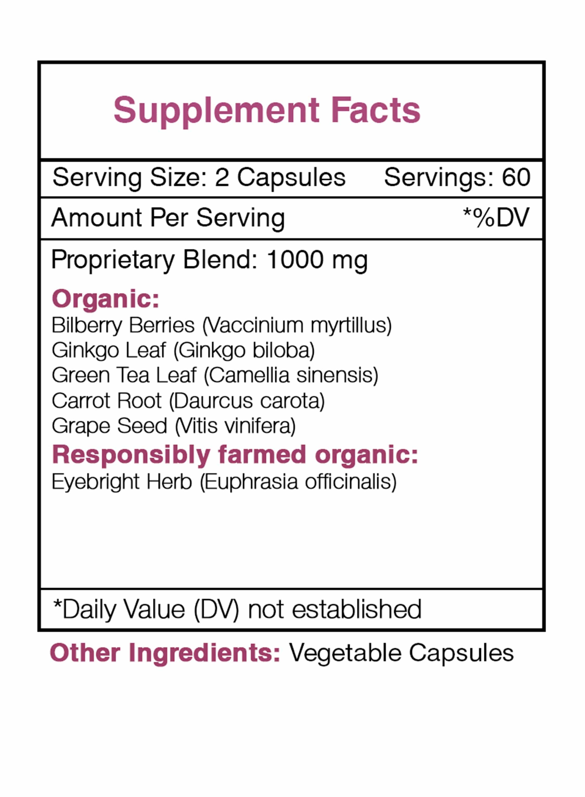 Falcon Eye Capsules. Healthy Vision Support Secrets Of The Tribe Blend Secrets Of The Tribe