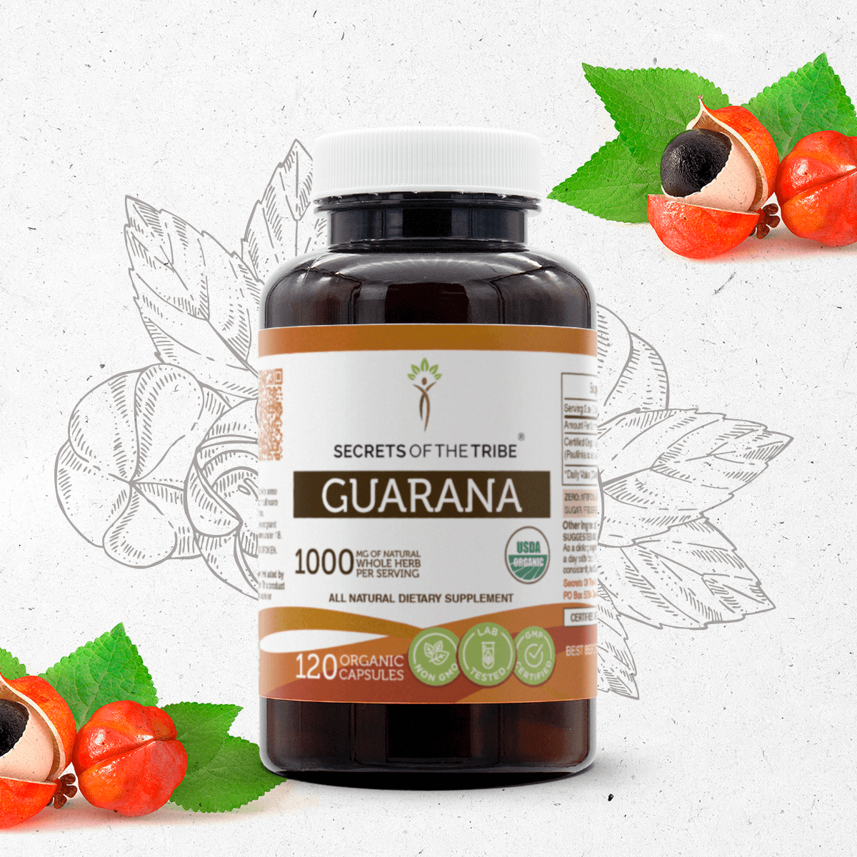 Guarana Capsules Secrets Of The Tribe Capsules Secrets Of The Tribe