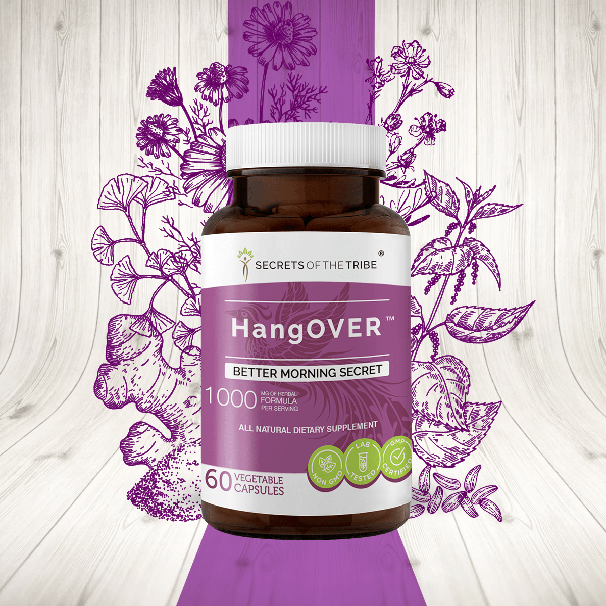 HangOVER Capsules. Better Morning Secret Secrets Of The Tribe Blend Secrets Of The Tribe