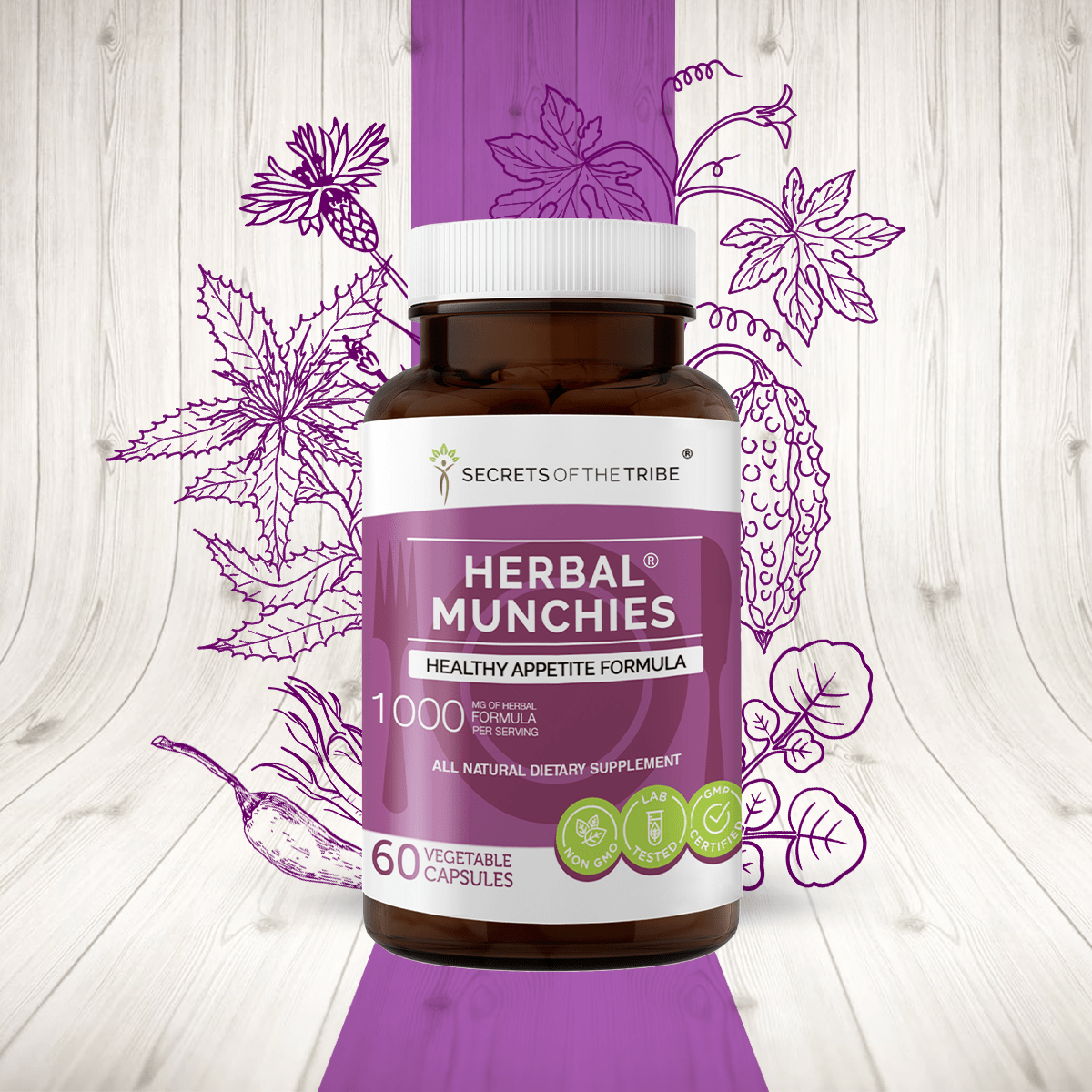 Herbal Munchies Capsules. Healthy Appetite Formula Secrets Of The Tribe Blend Secrets Of The Tribe