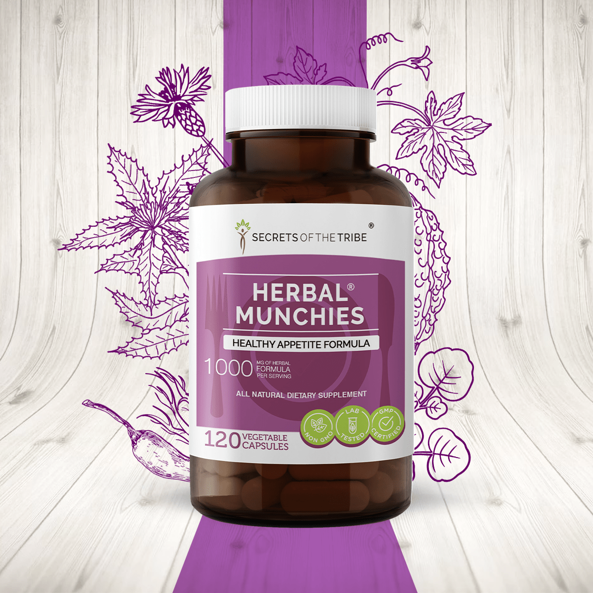 Herbal Munchies Capsules. Healthy Appetite Formula Secrets Of The Tribe Blend Secrets Of The Tribe