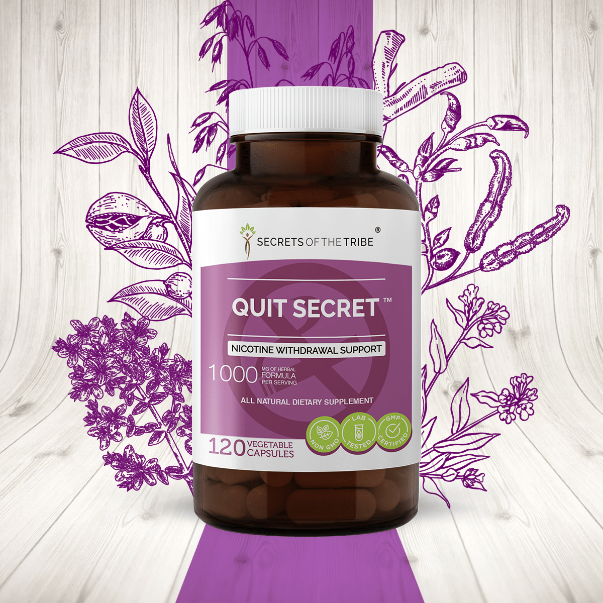 Quit Secret Capsules. Nicotine Withdrawal Support Secrets Of The Tribe Blend Secrets Of The Tribe