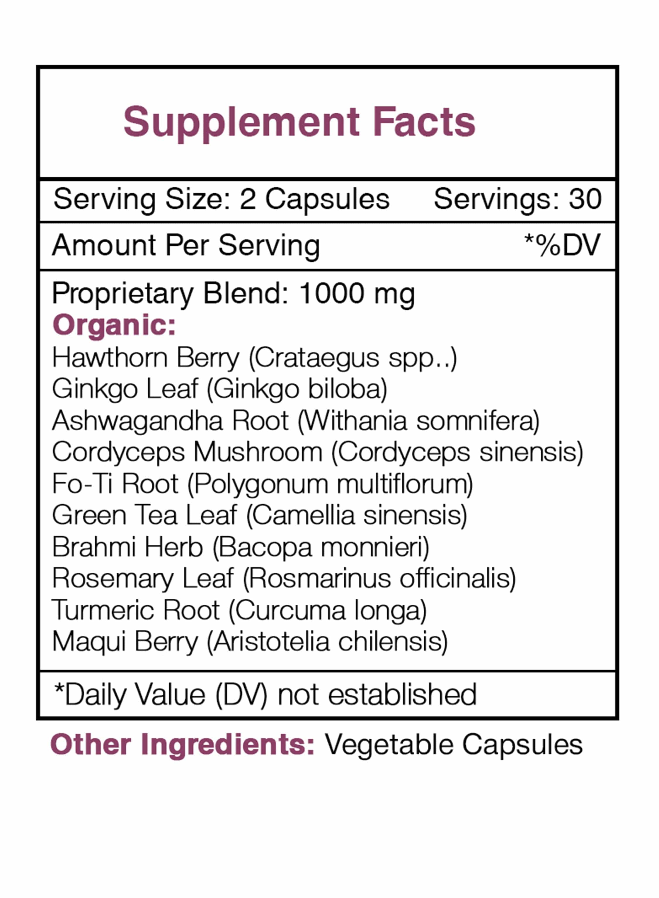 Youth Secret Capsules. Overall Health /Wellness Secrets Of The Tribe Blend Secrets Of The Tribe