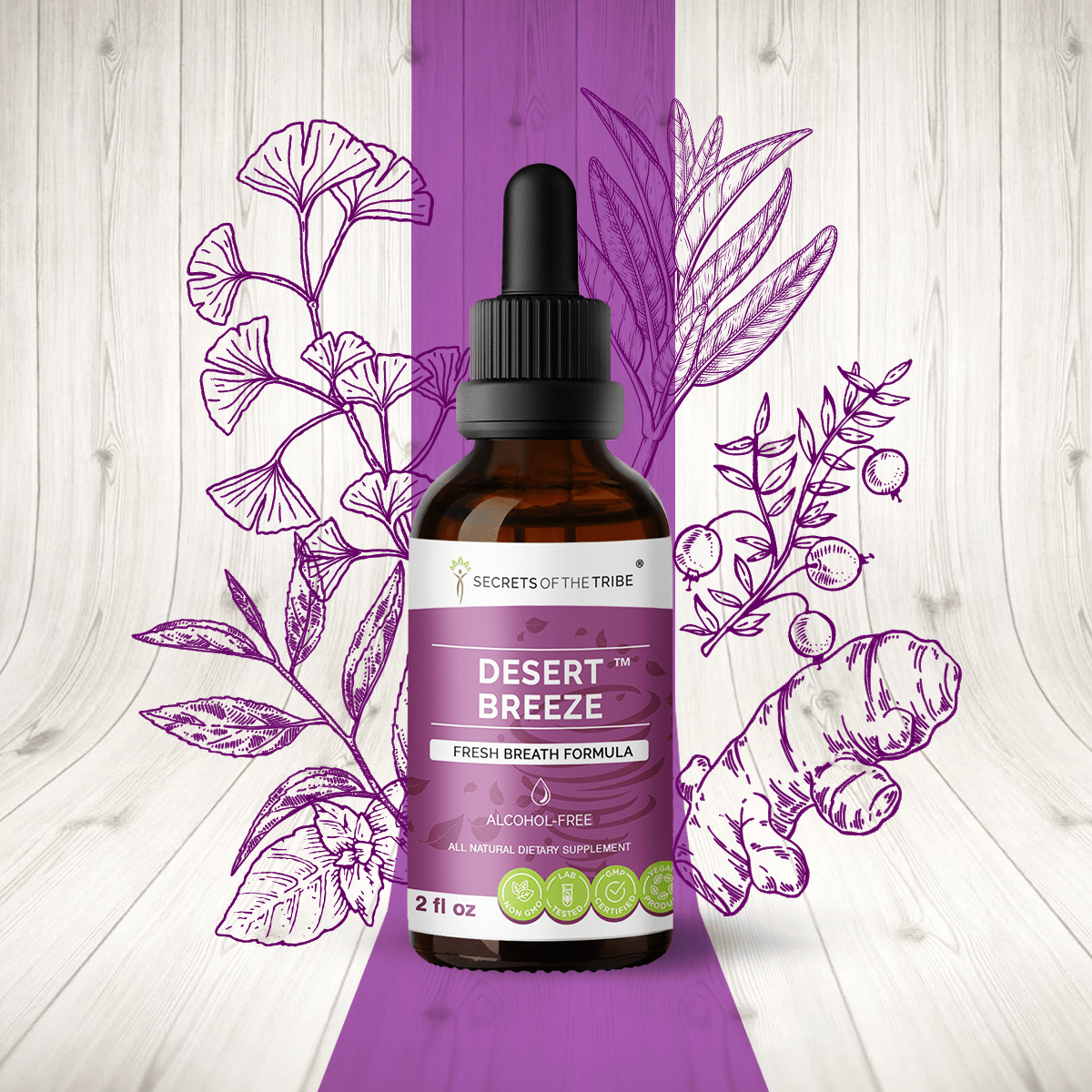 Desert Breeze. Fresh Breath Formula Secrets Of The Tribe Blend Secrets Of The Tribe
