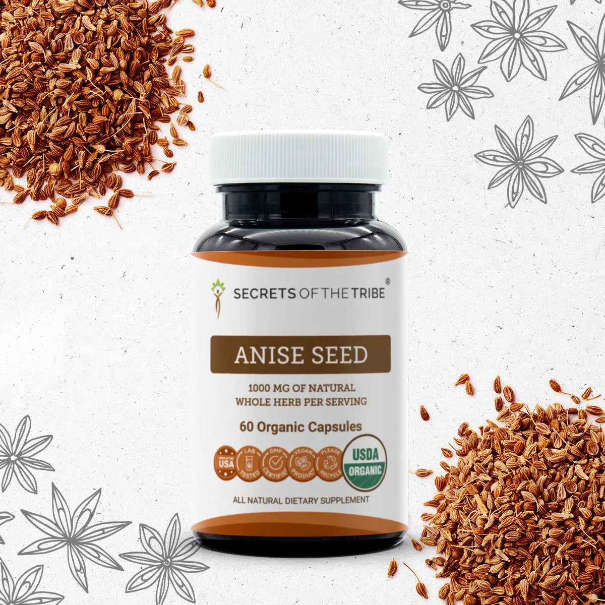 Buy Anise Seed Capsules online - Secrets Of The Tribe