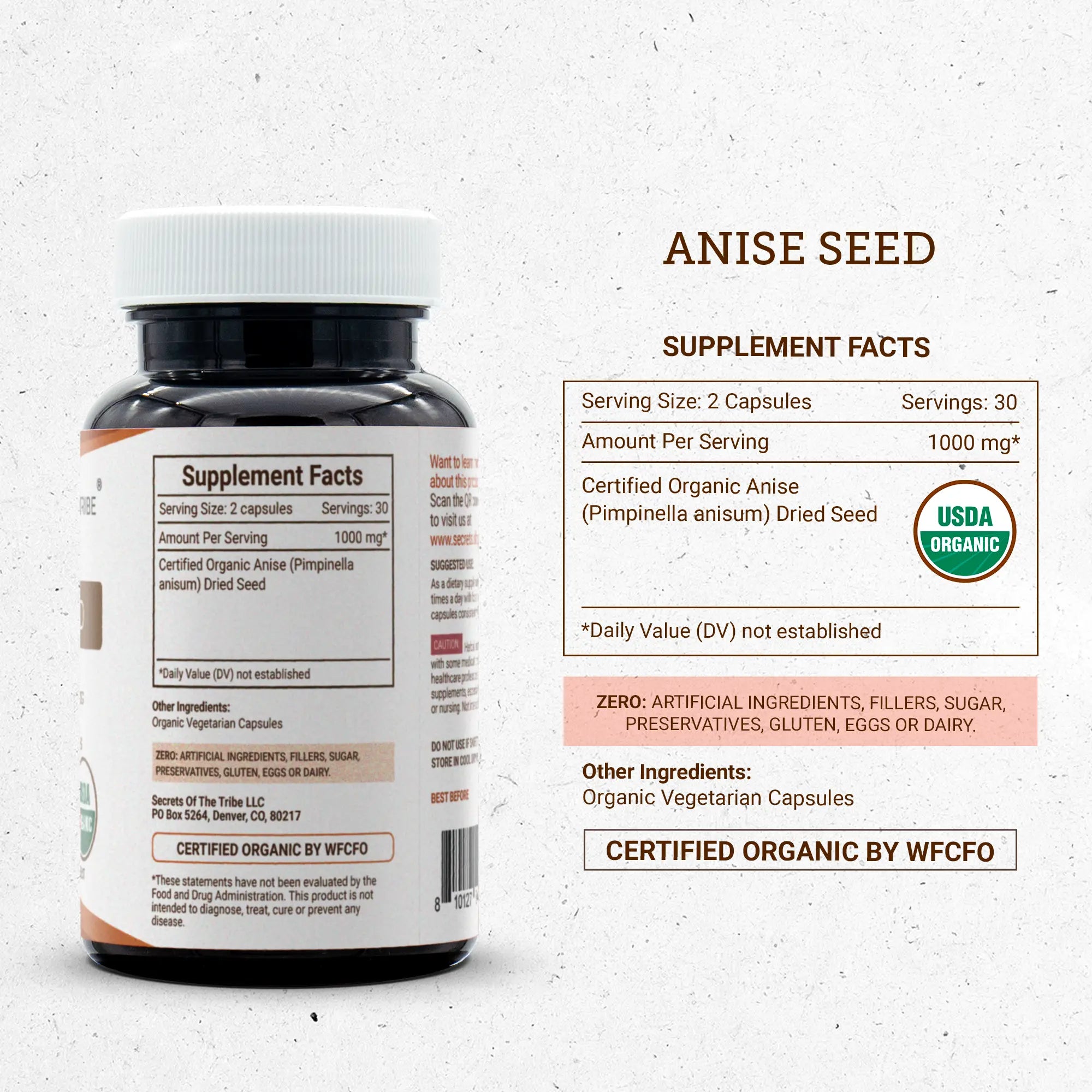Buy Anise Seed Capsules online - Secrets Of The Tribe