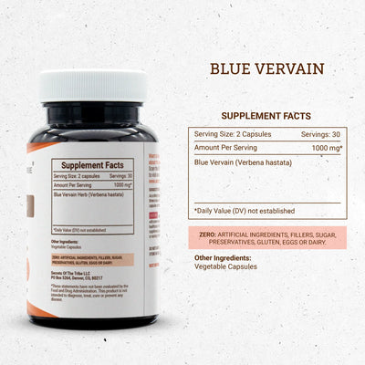 Buy Blue Vervain Capsules online - Secrets Of The Tribe