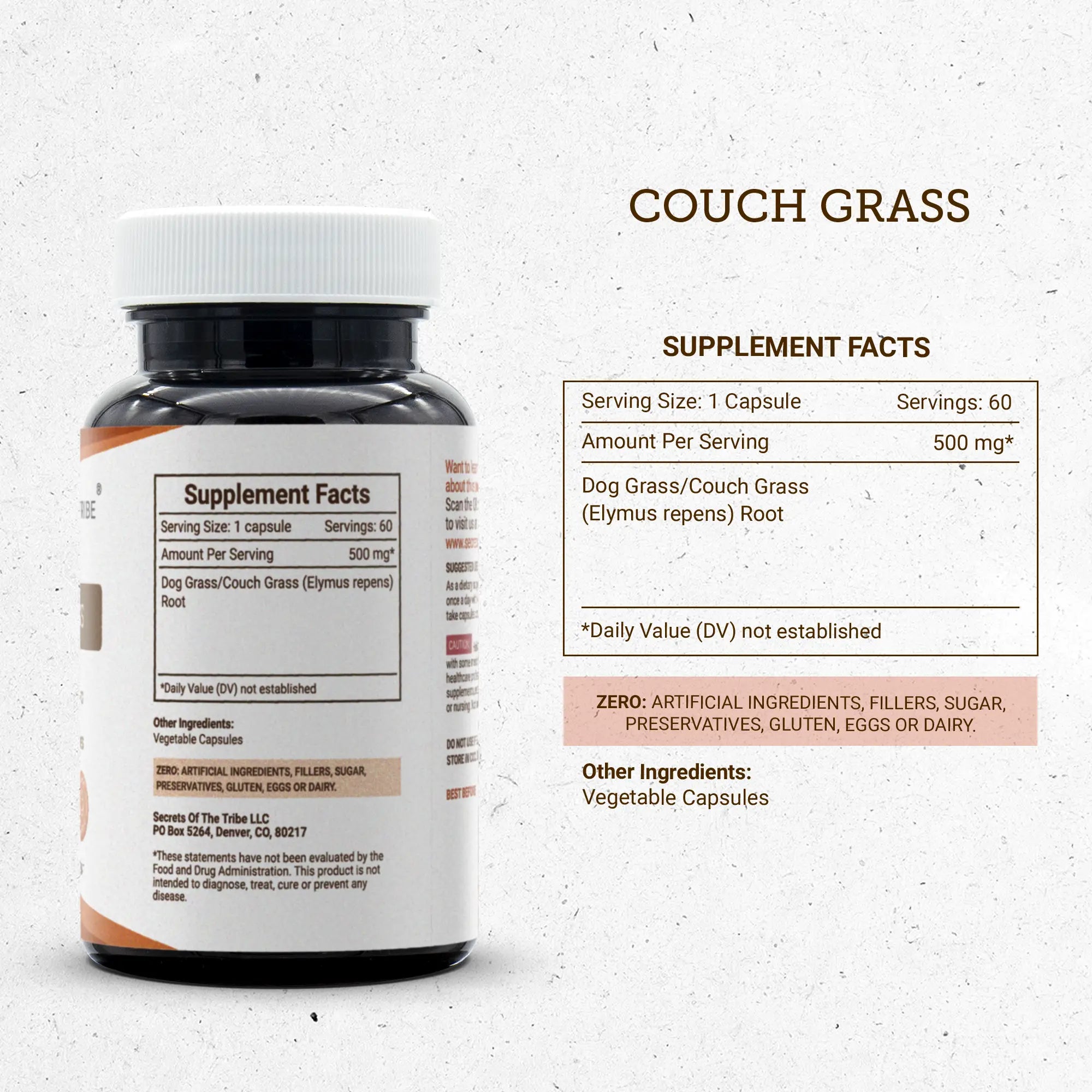 Buy Couch Grass Capsules online - Secrets Of The Tribe 