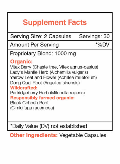 Cycle Regulator Capsules - Menstrual Cycle Support Secrets Of The Tribe Blend Secrets Of The Tribe 