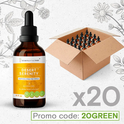 Desert Serenity. Adaptogen/Stress-free Formula Bundle 20 Secrets Of The Tribe Blend Secrets Of The Tribe 