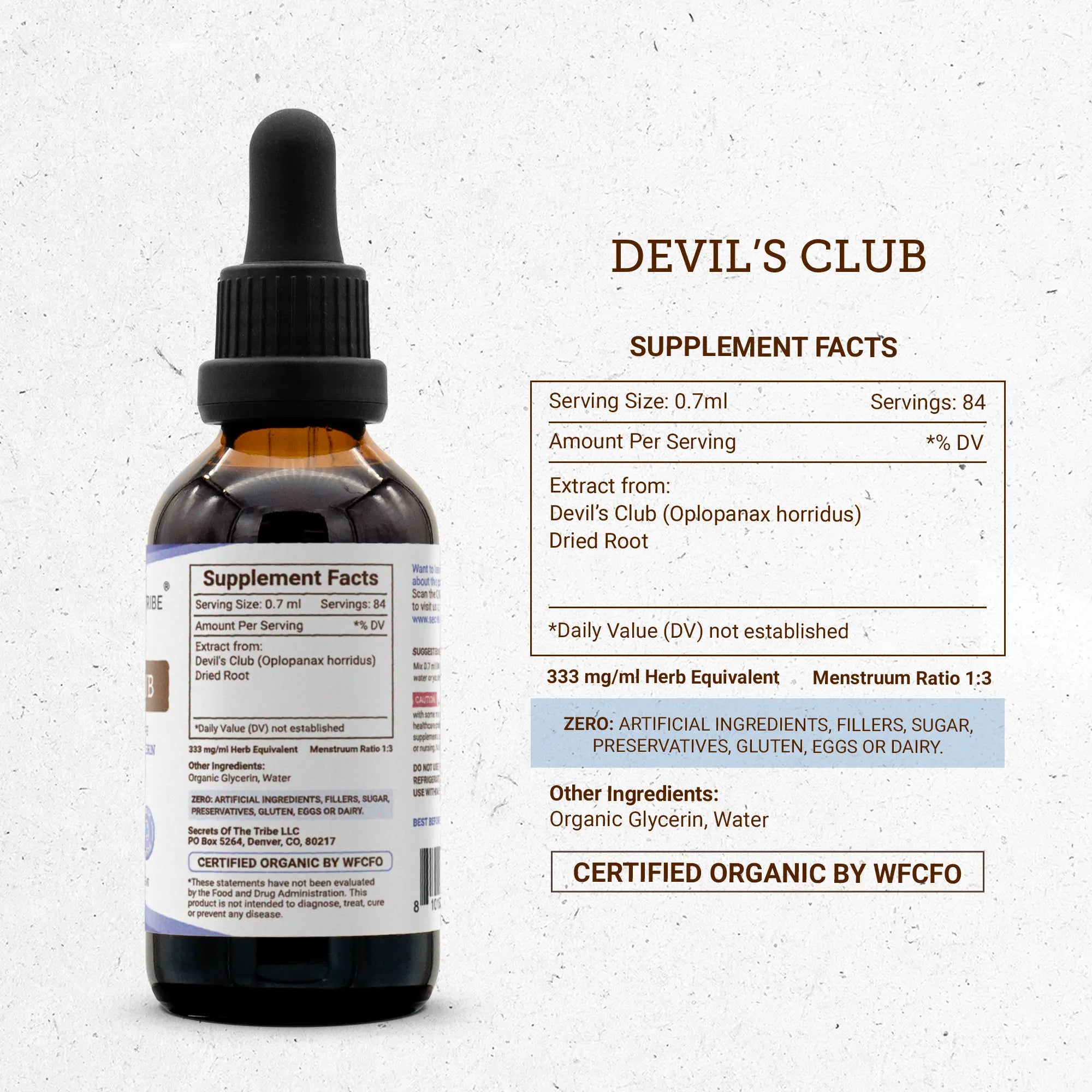 Buy Devil's Club Tincture online - Secrets Of The Tribe