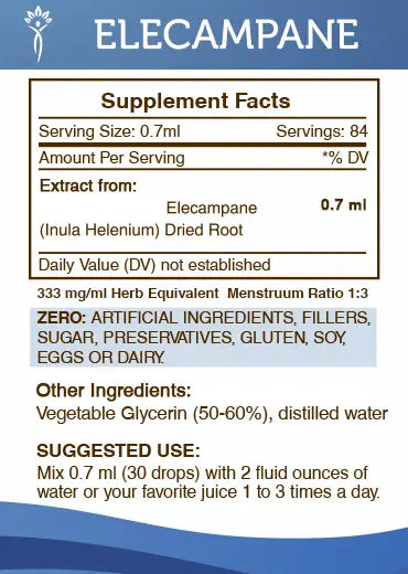 Buy Elecampane Tincture online - Secrets Of The Tribe