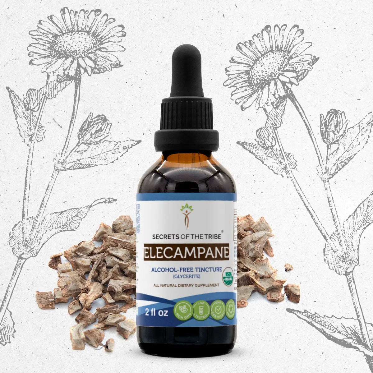 Buy Elecampane Tincture online - Secrets Of The Tribe 