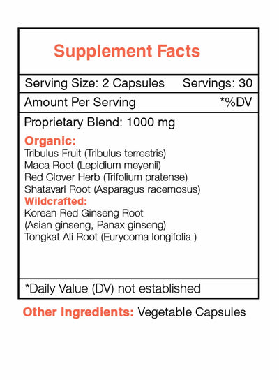 Femme Fatale Capsules - Female Libido Support Secrets Of The Tribe Blend Secrets Of The Tribe 