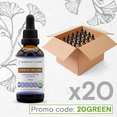Ginkgo Biloba Tincture Bundle 20 Secrets Of The Tribe Tincture Secrets Of The Tribe 
