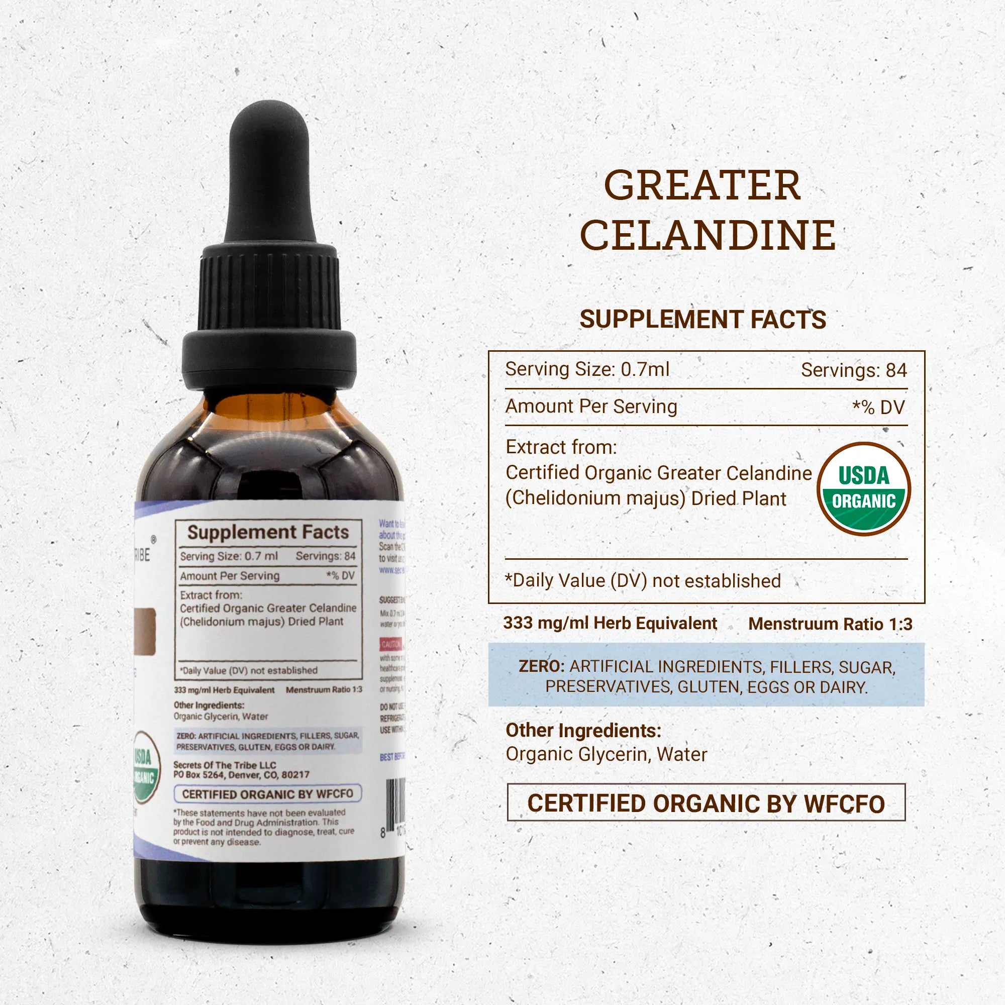 Buy Greater Celandine Tincture online - Secrets Of The Tribe