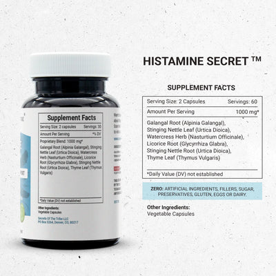 Buy Histamine Secret Capsules online. Allergic Reaction - Support Secrets Of The Tribe