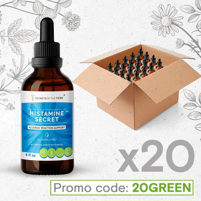 Histamine Secret. Allergic Reaction Support Bundle 20 Secrets Of The Tribe Blend Secrets Of The Tribe 