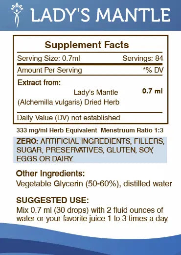 Buy Lady's Mantle Tincture online - Secrets Of The Tribe