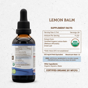 Secrets Of The Tribe Lemon Balm Tincture buy online 