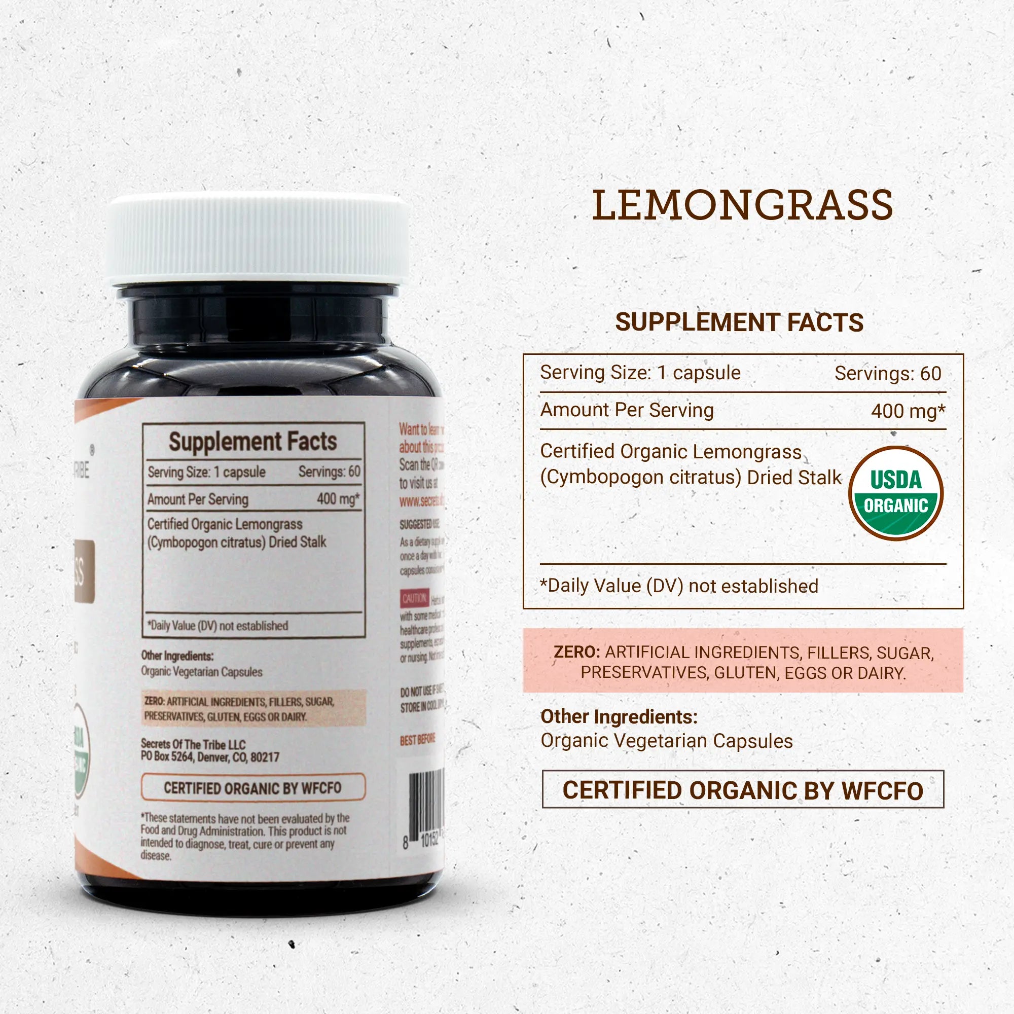 Buy Lemongrass Capsules online - Secrets Of The Tribe