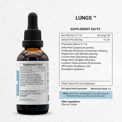 Lungs - Healthy Lungs Formula Secrets Of The Tribe Blend Secrets Of The Tribe