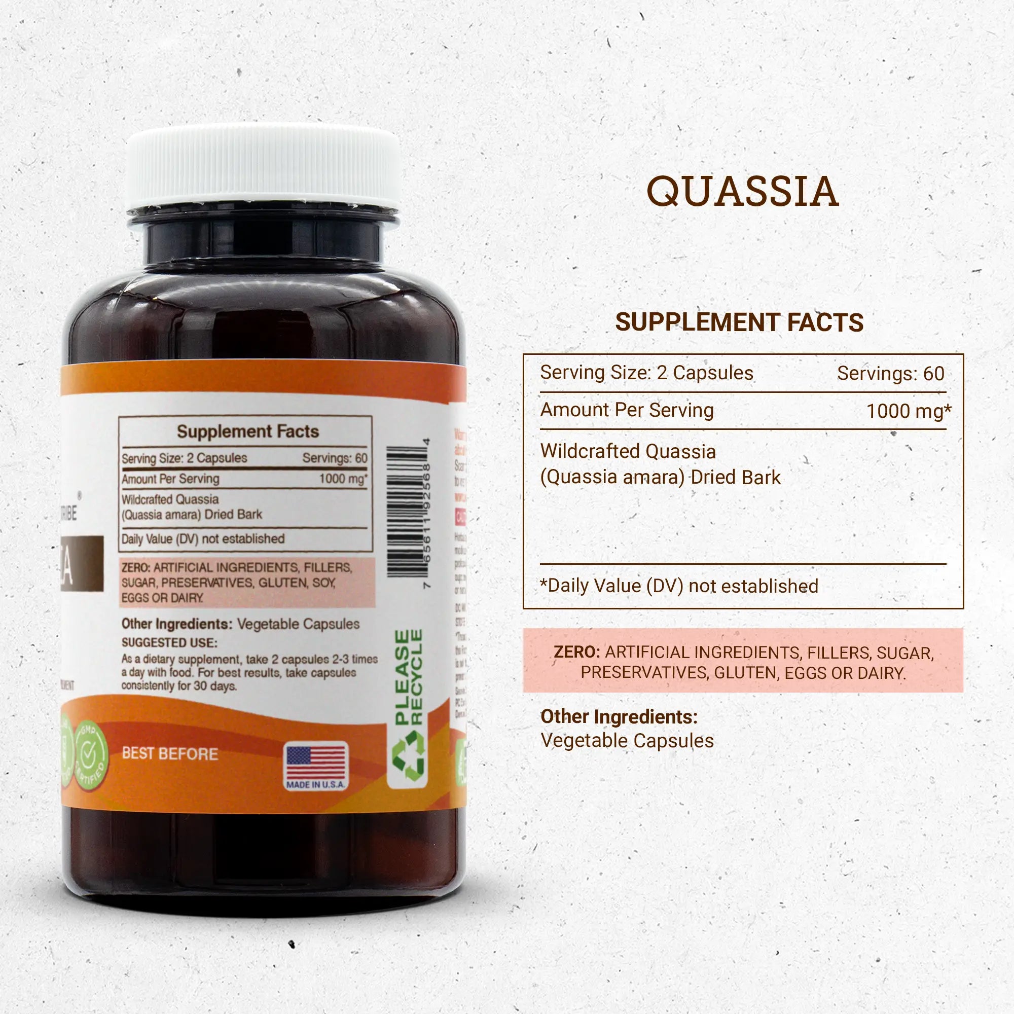 Buy Quassia Capsules online - Secrets Of The Tribe