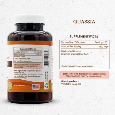 Buy Quassia Capsules online - Secrets Of The Tribe