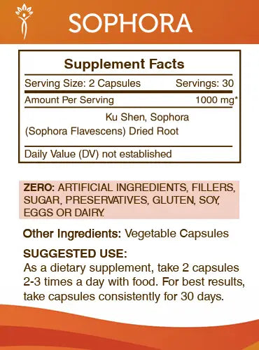 Buy Sophora Capsules online - Secrets Of The Tribe 