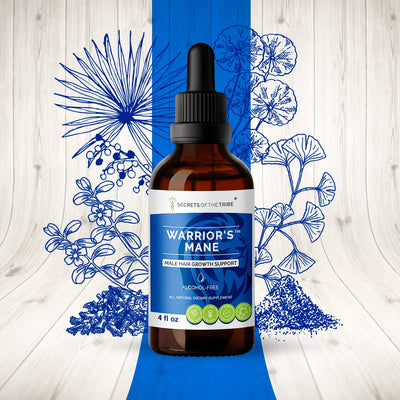 Warrior's Mane - Male Hair Growth Support Secrets Of The Tribe Blend Secrets Of The Tribe