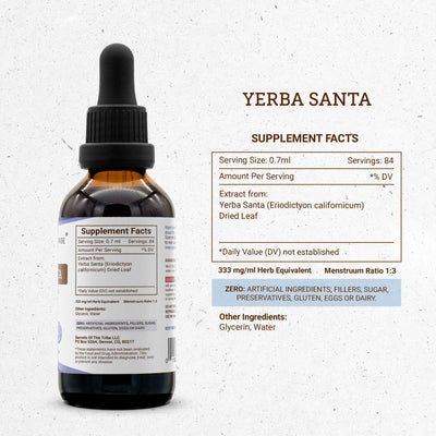 Yerba Santa Tincture Secrets Of The Tribe Tincture Secrets Of The Tribe