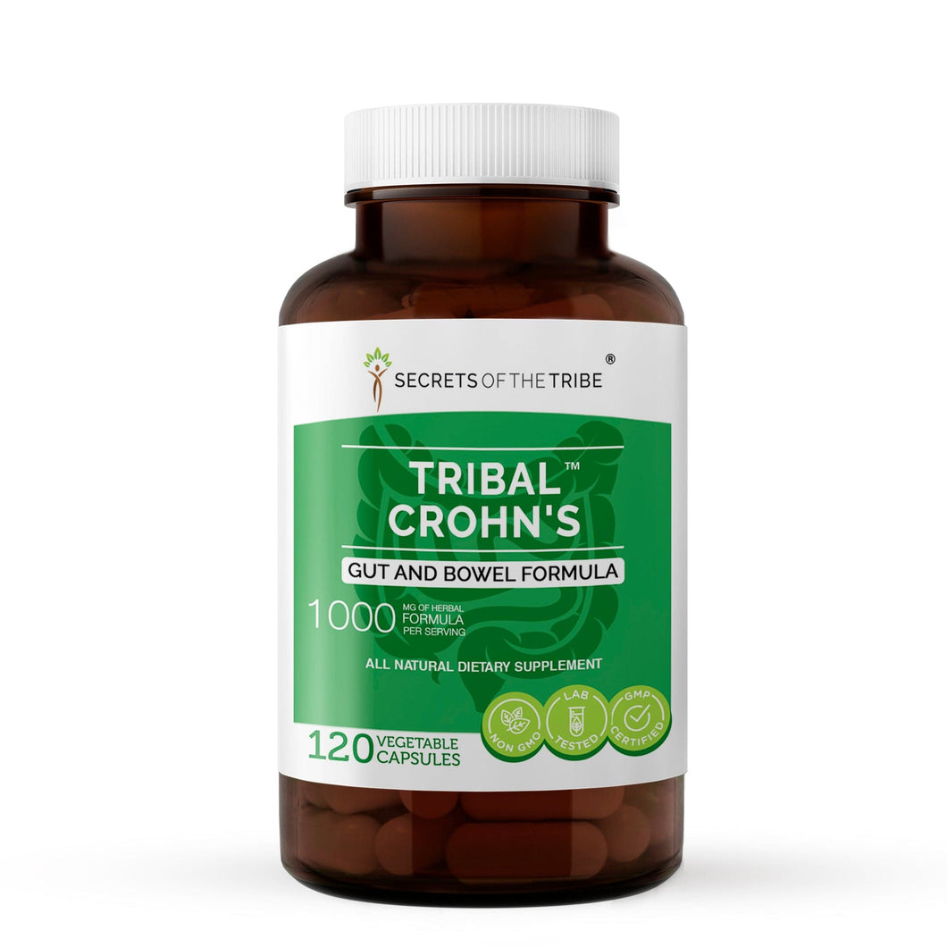 Tribal Crohn's Capsules. Gut and Bowel Formula Secrets Of The Tribe Blend Secrets Of The Tribe 