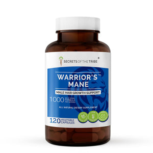 Secrets Of The Tribe Warrior's Mane Capsules. Male Hair Growth Support buy online 